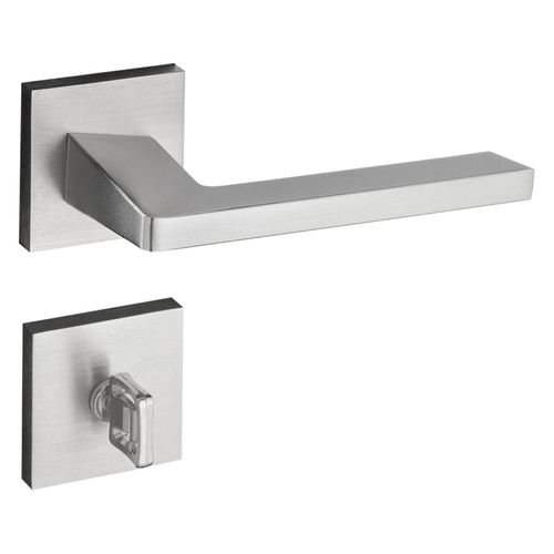 Fechadura Zamac 55mm Banheiro Karli Roseta RQ2 745-55B Cromo Acetinado