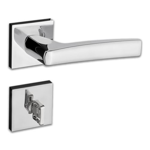Fechadura Zamac 55mm Banheiro Acqua Star Roseta RQ2 774-55B Cromado