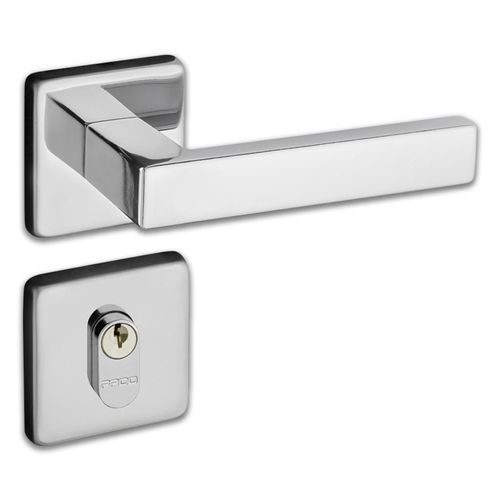 Fechadura Inox 40mm Externa Concept Roseta RQ1 Raio 471-40E IXP
