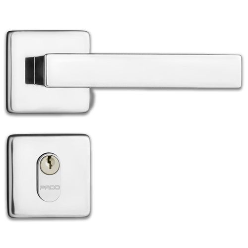 Fechadura Inox 40mm Externa Concept Roseta RQ1 Raio 471-40E IXP