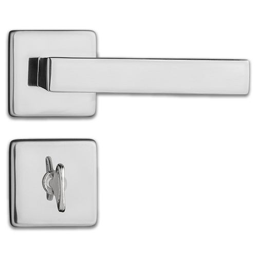 Fechadura Inox 40mm Banheiro Concept Roseta RQ1 Raio 471-40B IXP