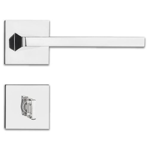 Fechadura Zamac 55mm Banheiro Karli Roseta RQ2 745/55B Cromado