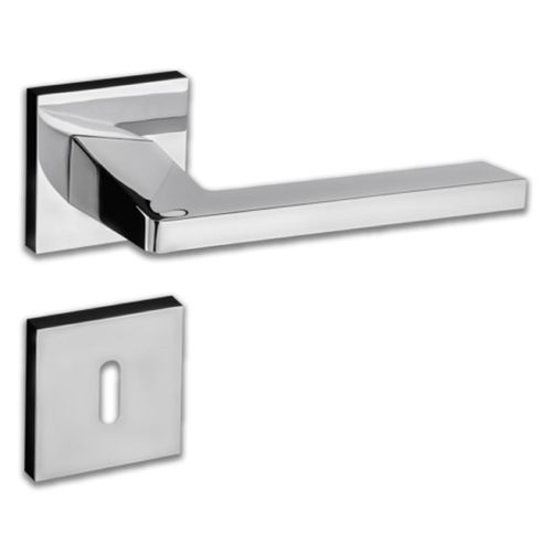 Fechadura em Zamac Pado Interna Karli Roseta Quadrada 55mm