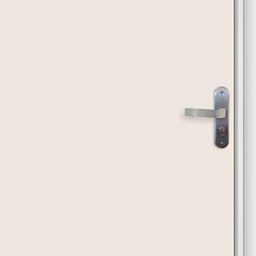 Kit Porta Melamínico Mgm com Batente em Aço Branco Direita 215x95x6