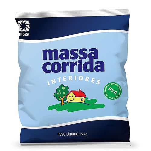 Massa Corrida Hidra Pva Interna Saco de 15kg