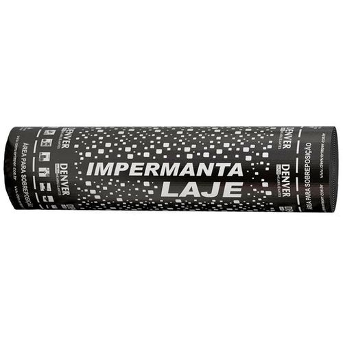 Manta Asfáltica 1Mx10M Impermanta Laje 4mm Tipo II - Poliester