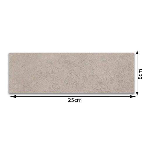 Porcelanato Matte Portinari My Bricks Cement Sgr "A" 8x25 Bold