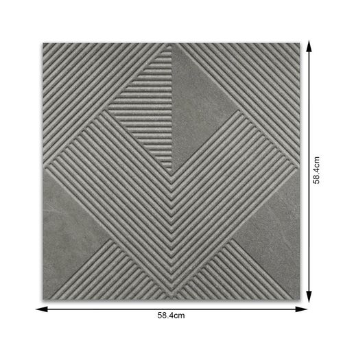 Revestimento "A" 58,4x58,4 Monte Etna Decor DGR Matte 6062275A Portinari