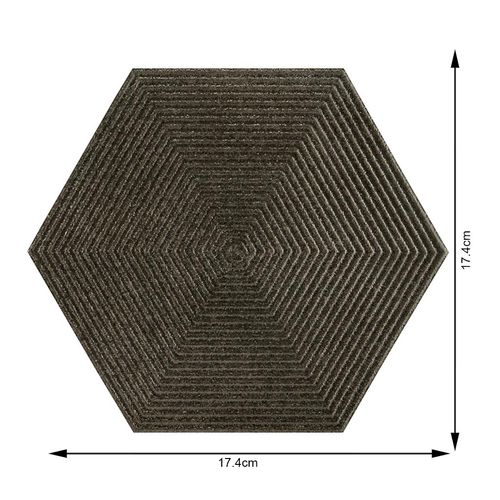 Porcelanato Matte/Lux Portinari Love Hexa Steel GD Mix "A" 17,5x17,5