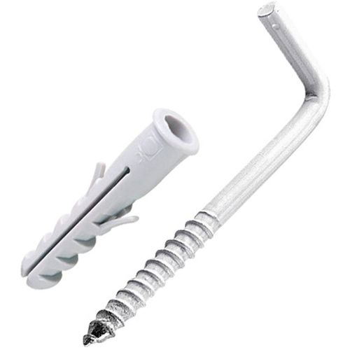 Escápula Bemfixa Branco com Bucha de Nylon 6mm 4 Unidades 7622