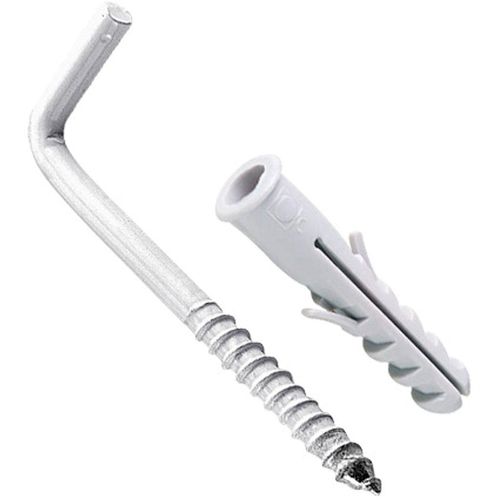 Escápula Bemfixa Branco com Bucha de Nylon 6mm 4 Unidades 7622
