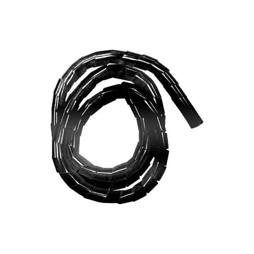 Organizador de Fios e Cabos Bemfixa 12mm Preto 1 unidade 4397