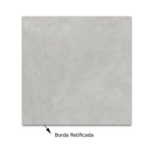 Porcelanato Acetinado Eliane Cimento "A" 84x84cm Retificado