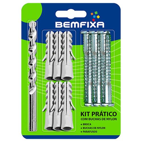 Kit Prático Alvenaria Bemfixa 6mm 21 Unidades 3372