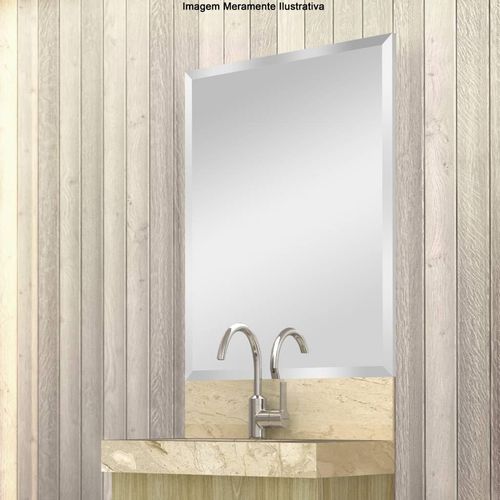Lavatório com Cuba Esculpida Blu Slim Travertino 60cm