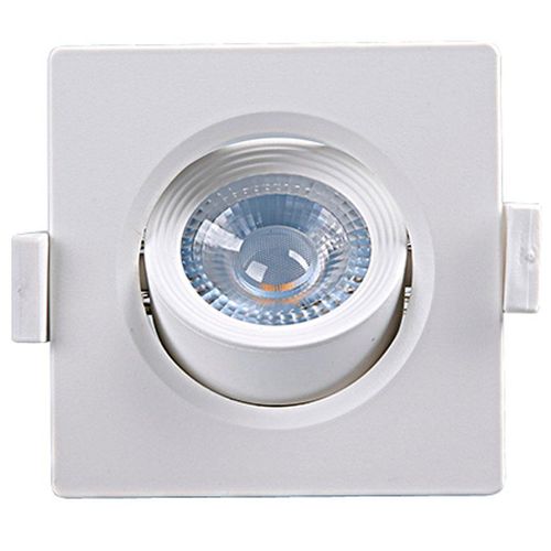 Spot Led Embutir Taschibra Quadrado Alltop MR11 3w 6500K 38°