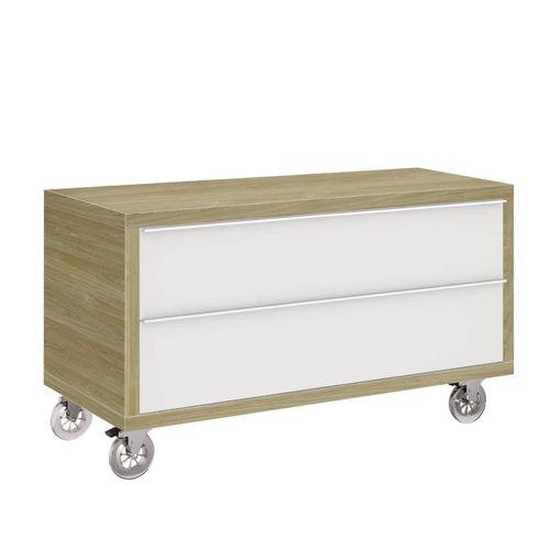Gaveteiro Bumi Pró com Rodizio Wood  80cm