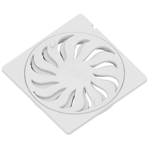 Grelha Quadrada Tigre 100mm Abre e Fecha Branco