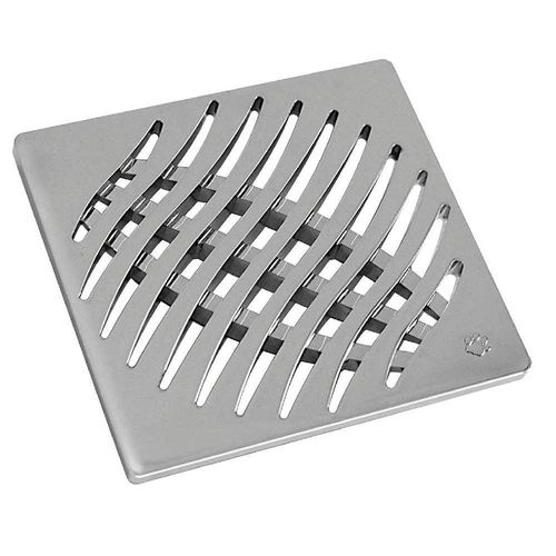 Grelha Quadrada Tigre 100mm Cromada N