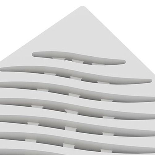 Grelha Quadrada Tigre 100mm Branco N