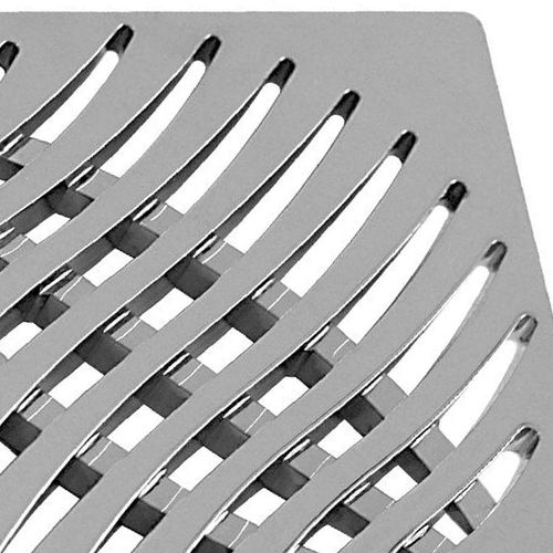 Grelha Quadrada Tigre 150mm Cromada N