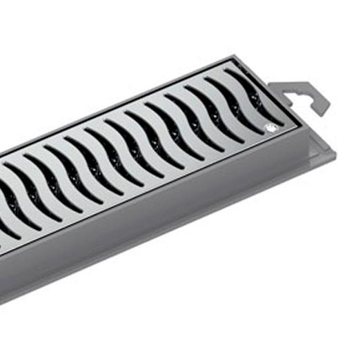 Ralo Linear Tigre com Grelha Cromada 50cm