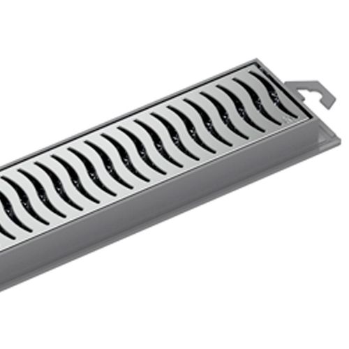 Ralo Linear Tigre com Grelha Cromada 70cm