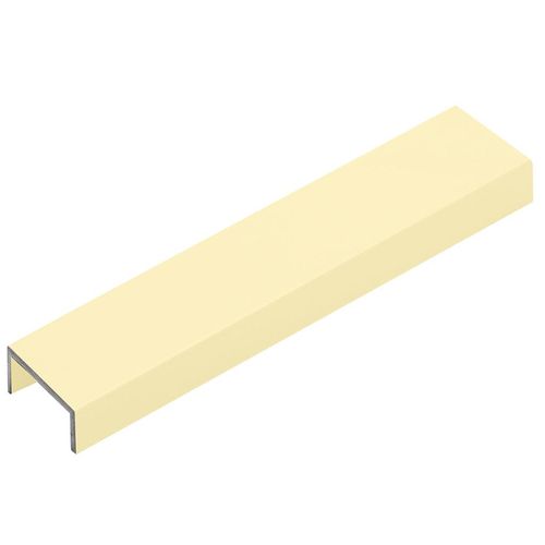 Perfil de Alumínio Viscardi 1,0x2,0x300cm Luxor Champagne