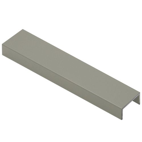 Perfil de Alumínio Viscardi 1,0x2,0x300cm Luxor Gray