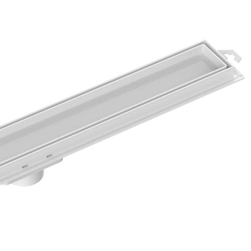 Ralo Linear Invisível Tigre Branco 50cm