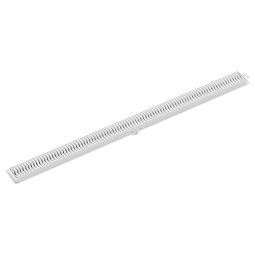 Ralo Linear Tigre com Grelha Branca 90cm