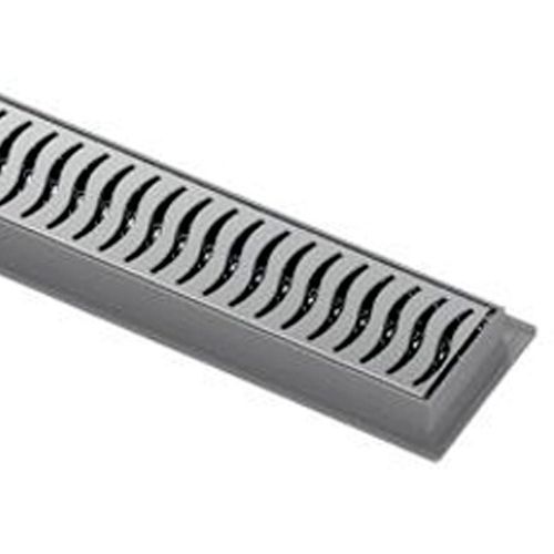 Ralo Linear Tigre com Grelha Cromada 90cm