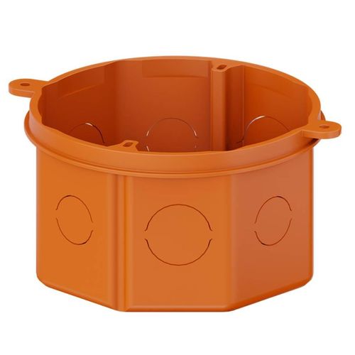 Caixa de Embutir Octogonal Tigre Regulável Laranja 4x4