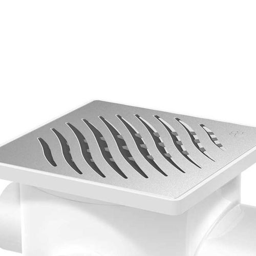 Caixa Sifonada Tigre Quadrada Inox 100x100x50mm