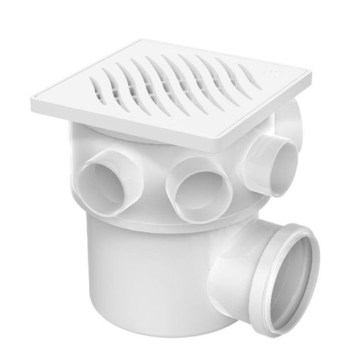 Caixa Sifonada Tigre Quadrada Girafácil Branco 100x140x50mm