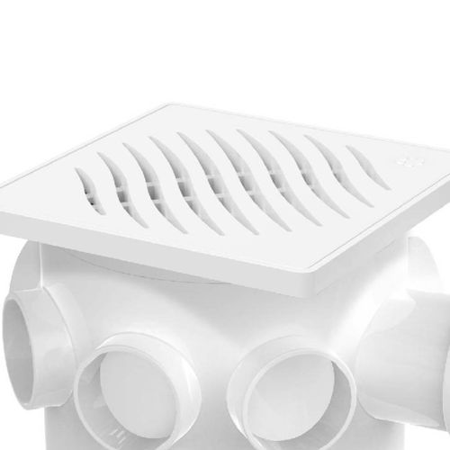 Caixa Sifonada Tigre Quadrada Branco 150x150x50mm