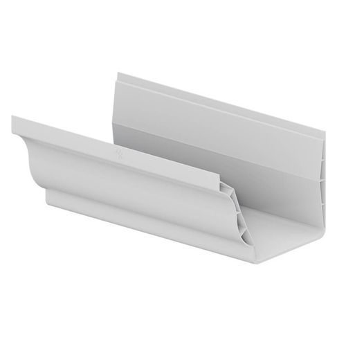 Calha Tigre Aquapluv Style Branco com 3 Metros