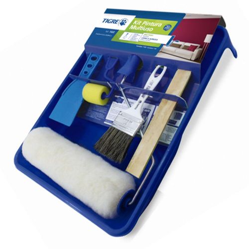 Kit Pintura Tigre Prático com 7 Peças