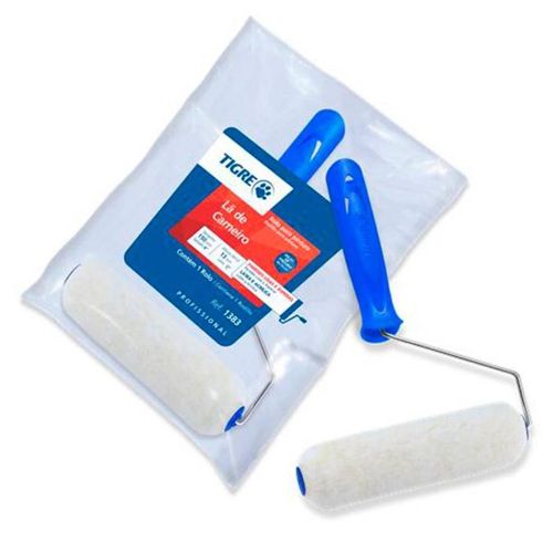Rolo 15cm Lã de Carneiro 13mm Látex/Acrílica com Cabo 1383