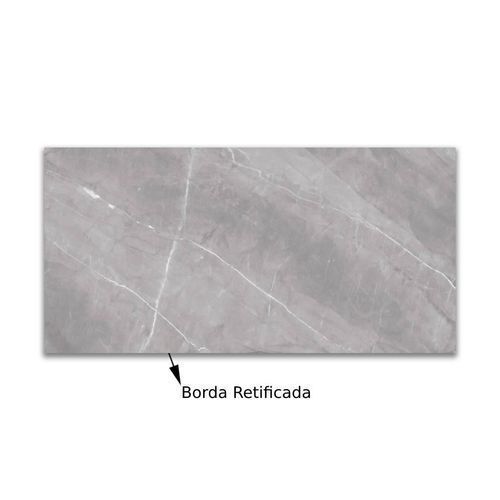 Porcelanato Polido Eliane Marmo Gris "A" 120x240 Retificado