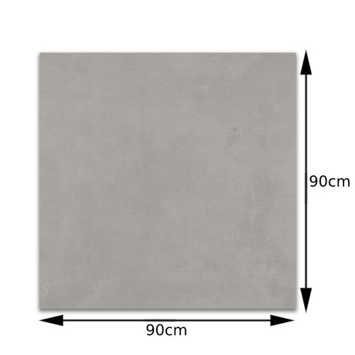 Porcelanato Natural Eliane Cleantec State Cement "A" 90x90cm