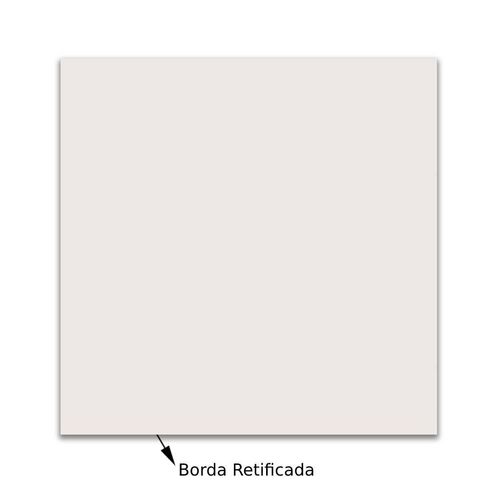 Porcelanato Polido Eliane Materia Gesso "A" 80x80 Retificado