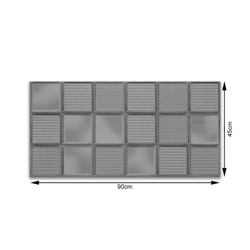 Revestimento Brilhante Eliane Glass Gray "A" 45x90cm