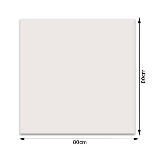 Porcelanato Natural Eliane Materia Gesso "A" 80x80cm Retificado