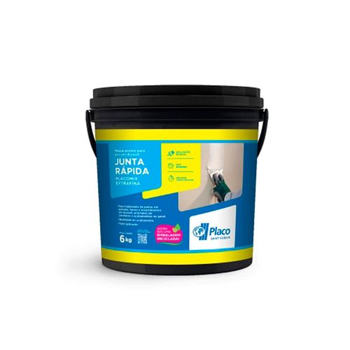 Massa Pronta Placo para Drywall Placomix Extrafina 6kg