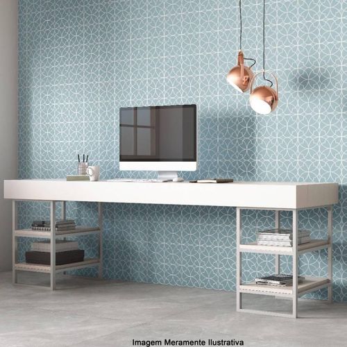 Porcelanato Acetinado Eliane Dolmen Cinza "A" 120x120cm Retificado