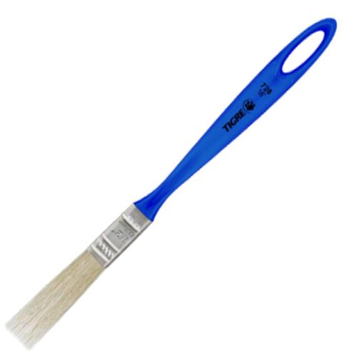 Pincel Média 1/2" Filamento Sintético Branco Verniz/Stain 728