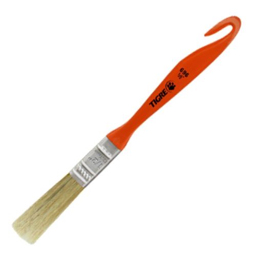 Pincel Média 1/2" Cerda Branca Verniz/Stain 696