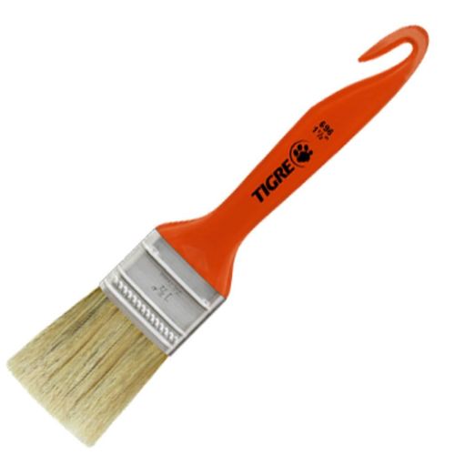 Pincel Média 1.1/2" Cerda Branca Verniz/Stain 696