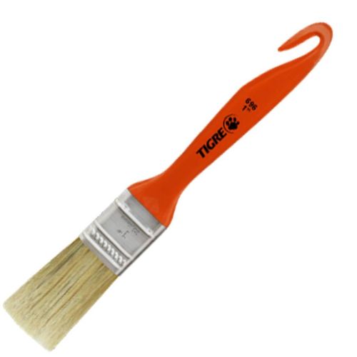 Pincel Média 1" Cerda Branca Verniz/Stain 696